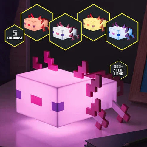 Minecraft Axolotl Lamp LED